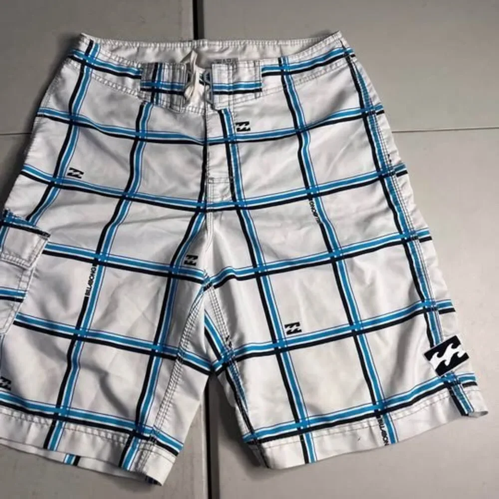 Vintage Billabong Plaid Board Shorts Y2K size 31